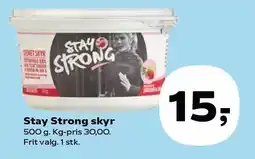 Kvickly Stay Strong skyr tilbud