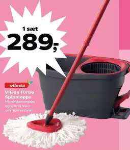 Kvickly Vileda Turbo Spinmoppe tilbud