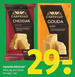 Coop 365 Castello hård ost 200 g tilbud