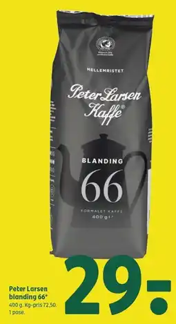 Coop 365 Peter Larsen blanding 66 400 g tilbud