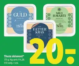 Coop 365 Them skiveost 175 g tilbud