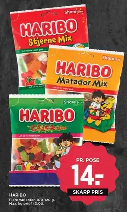 MENY HARIBO tilbud