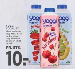 MENY YOGGI YOGHURT tilbud