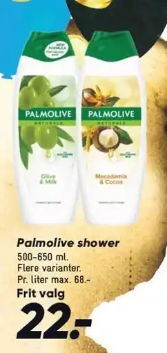 Bilka Palmolive shower tilbud