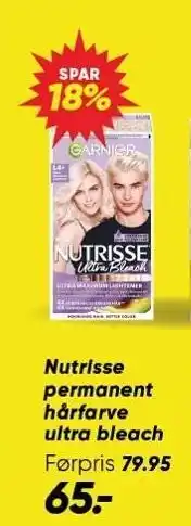 Bilka Nutrisse permanent hårfarve ultra bleach tilbud