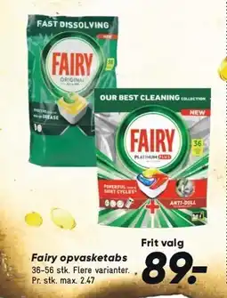 Fairy opvasketabs