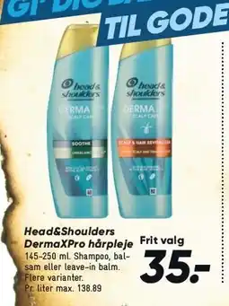 Bilka Head&Shoulders DermaXPro hårpleje tilbud