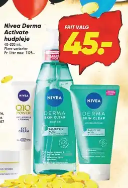 Bilka Nivea Derma Activate hudpleje tilbud