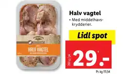 Lidl Halv vagtel tilbud