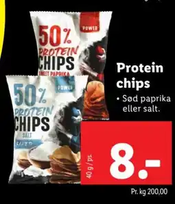 Lidl Protein chips tilbud