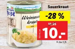 Lidl Sauerkraut tilbud