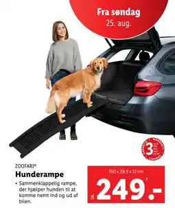 Lidl ZOOFARI Hunderampe tilbud