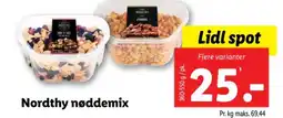 Lidl Nordthy nøddemix tilbud