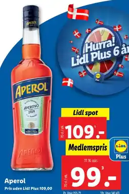 Lidl Aperol tilbud