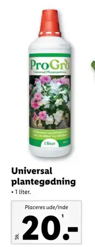Lidl Universal plantegødning tilbud