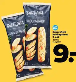 Netto Bakersfield hvidløgsbrød 2-pak tilbud