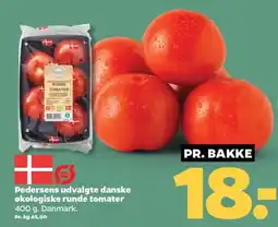 Netto Pedersens udvalgte danske økologiske runde tomater tilbud