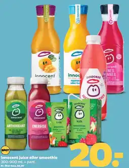 Netto Innocent juice eller smoothie tilbud