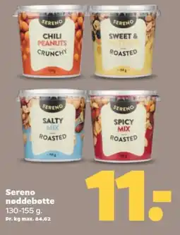 Netto Sereno nøddebøtte tilbud