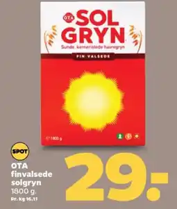 Netto OTA finvalsede solgryn tilbud