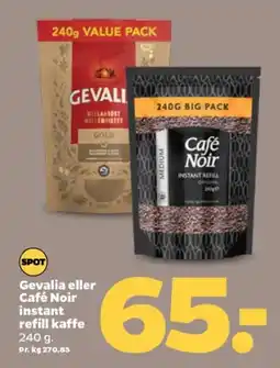 Netto Gevalia eller Café Noir instant refill kaffe tilbud