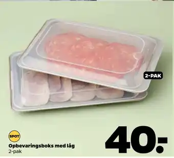 Netto Opbevaringsboks med låg tilbud