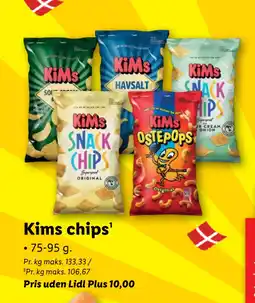 Lidl Kims chips tilbud