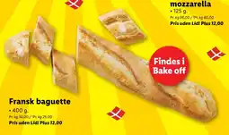 Lidl Fransk baguette tilbud