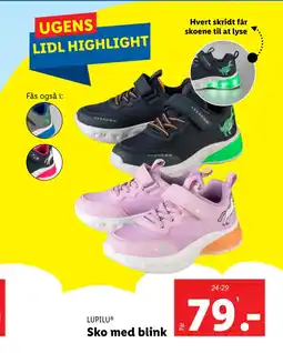 Lidl Sko med blink tilbud