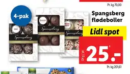 Lidl Spangsberg flødeboller tilbud