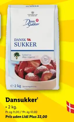 Lidl Dansukker tilbud