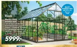 Bilka Merkur 9900 drivhus sort tilbud