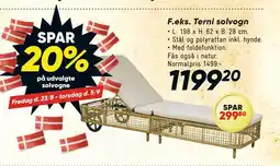 Bilka Terni solvogn tilbud