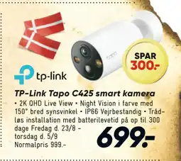 Bilka TP-Link Tapo C425 smart kamera tilbud