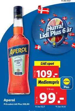 Lidl Aperol tilbud