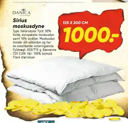Bilka Sirius moskusdyne tilbud