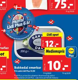 Lidl Bakkedal smørbar tilbud