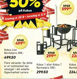 Bilka Kubus Line tilbud