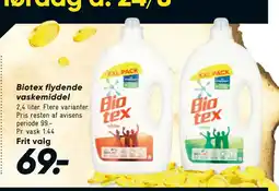 Bilka Biotex flydende vaskemiddel tilbud