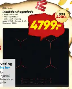 Bilka Induktionskogeplade tilbud