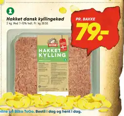Bilka Hakket dansk kyllingekød tilbud