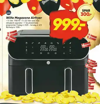 Bilka Wilfa Megazone Airfryer tilbud