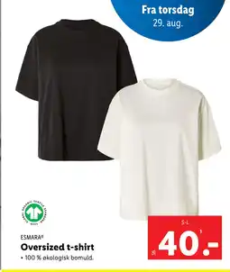 Lidl Oversized t-shirt tilbud