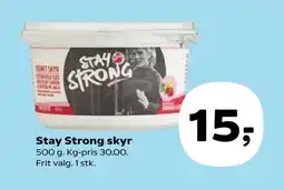 SuperBrugsen Stay Strong skyr tilbud