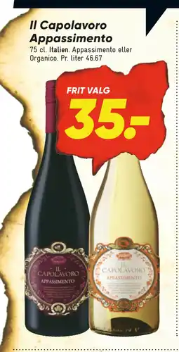 Bilka Il Capolavoro Appassimento tilbud