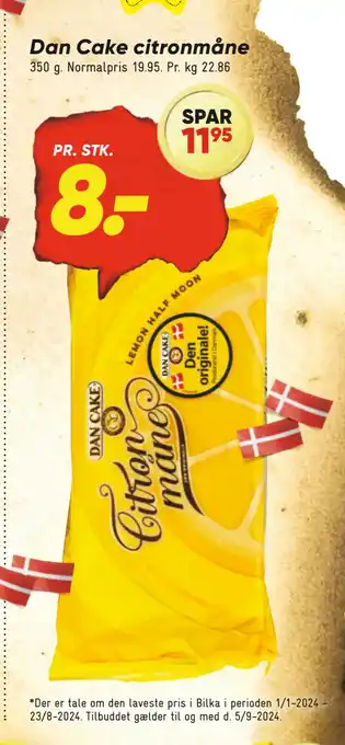 Bilka Dan Cake citronmåne tilbud