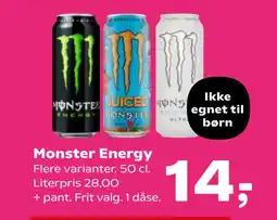 SuperBrugsen Monster Energy tilbud