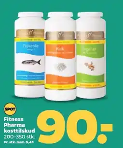 Netto Fitness pharma kosttilskud tilbud