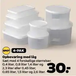 Netto Opbevaring med låg tilbud