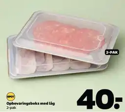 Netto Opbevaringsboks med låg tilbud
